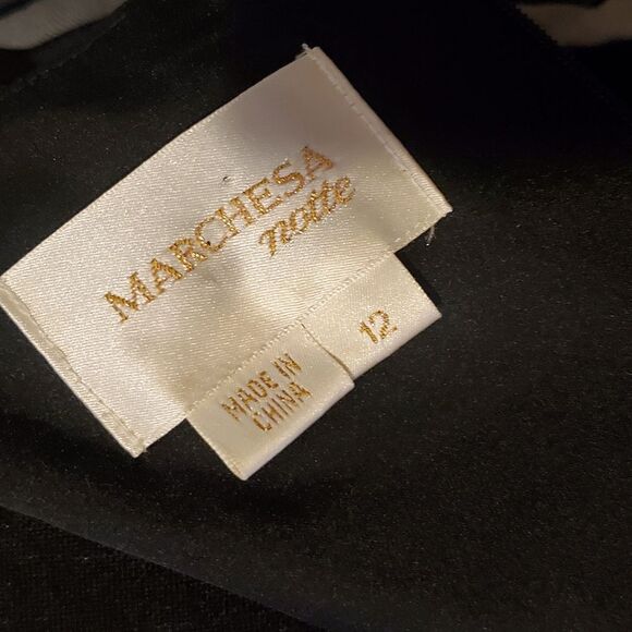 Marchesa Notte Black Silk Ruffle Mini Dress Elegant Party Cocktail Dress - Picture 10 of 15